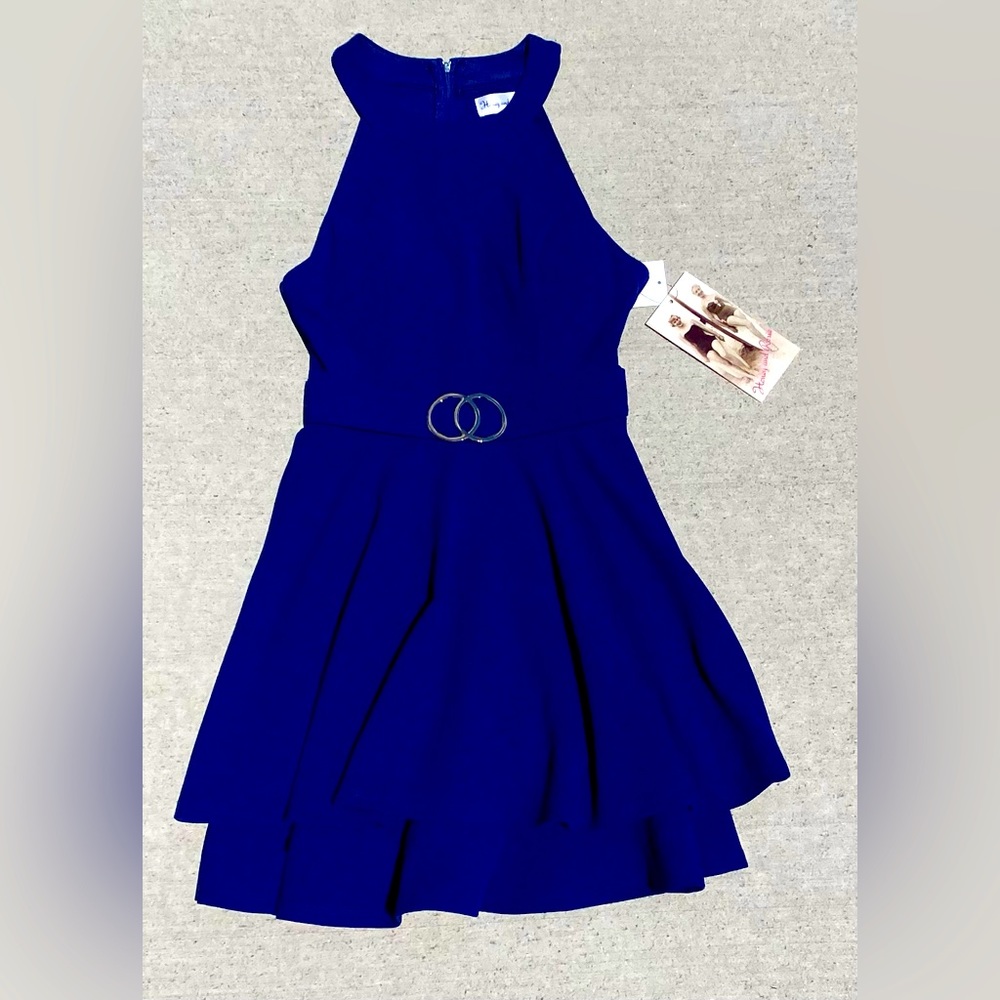 Royal Blue dress with tags, Brand: Honey and Rosie